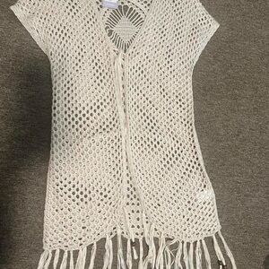 Crochet Fringe cover up
